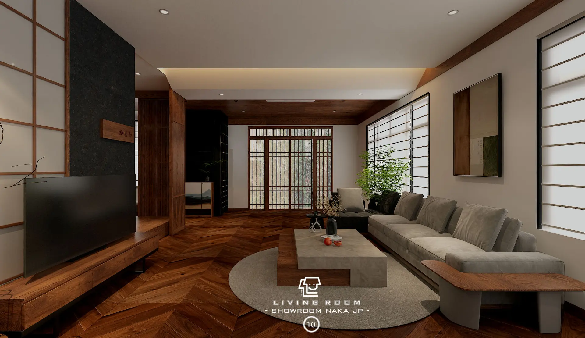 Không gian tham khảo cho Japandi Deep